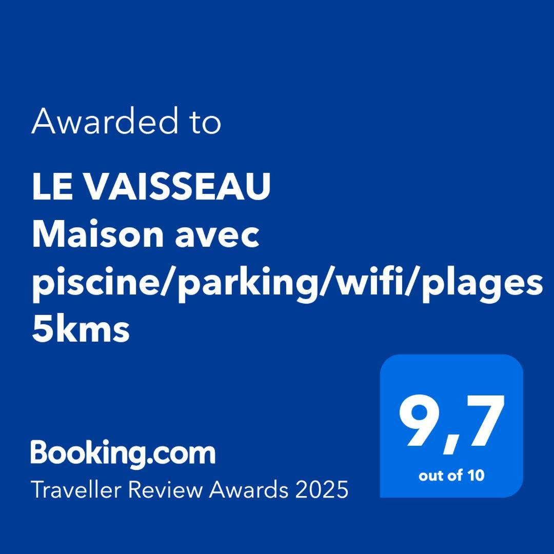 Le Vaisseau Maison Avec Piscine/Parking/Wifi/Plages 5Kms Les Mathes Kültér fotó
